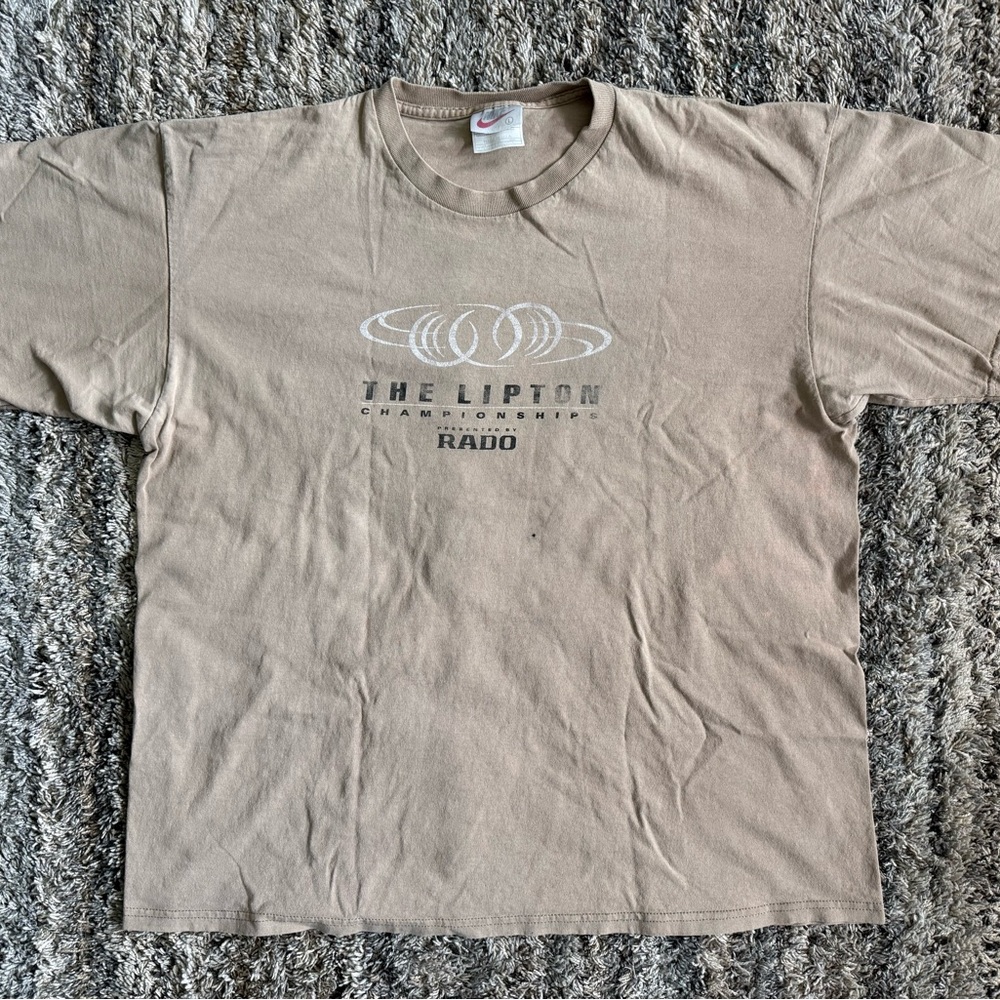 Vintage 1998 Nike The Lipton Championships Tennis T-Shirt Key Biscayne USA L